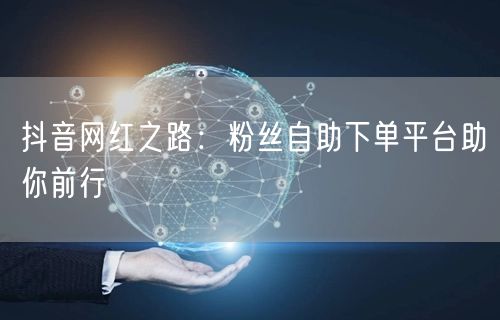 抖音网红之路：粉丝自助下单平台助你前行