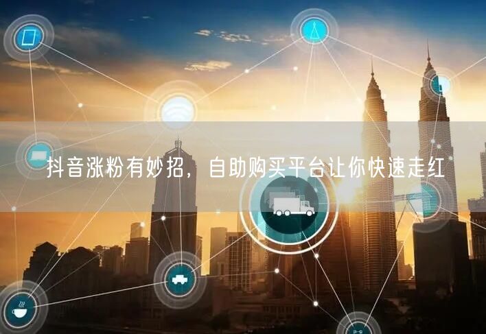 抖音涨粉有妙招，自助购买平台让你快速走红