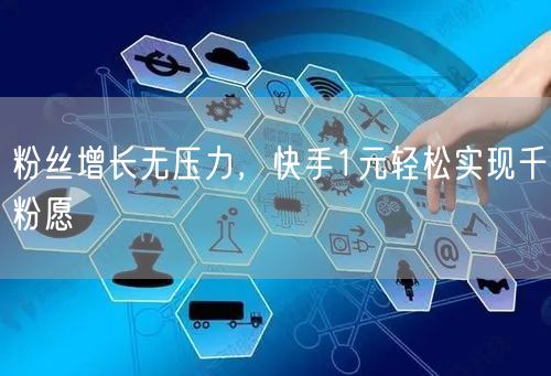 粉丝增长无压力，快手1元轻松实现千粉愿